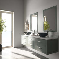 Giovanni Round Glass Vessel Sink