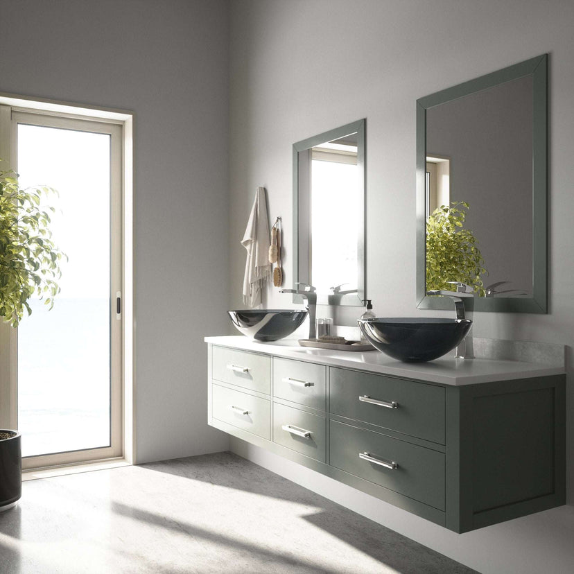 Giovanni Round Glass Vessel Sink