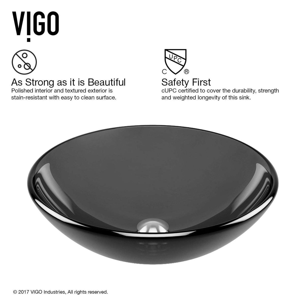 Giovanni Round Glass Vessel Sink