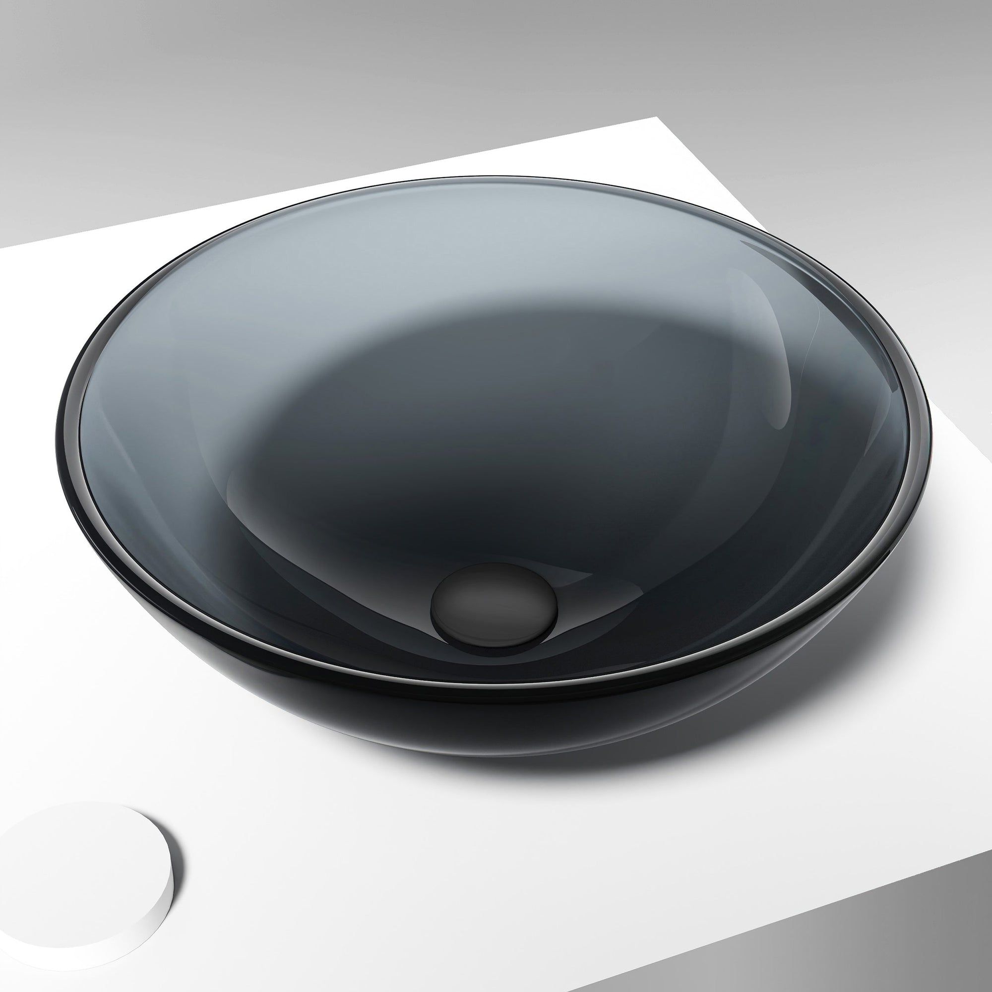 Giovanni Round Glass Vessel Sink