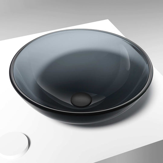 Giovanni Round Glass Vessel Sink