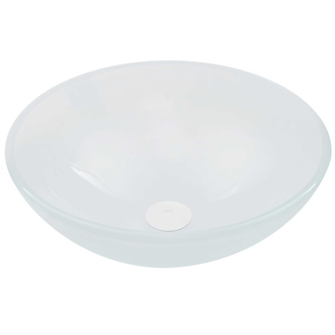 Giovanni Round Glass Vessel Sink