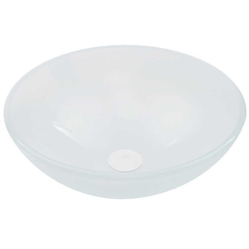 Giovanni Round Glass Vessel Sink