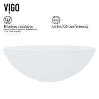 Giovanni Round Glass Vessel Sink