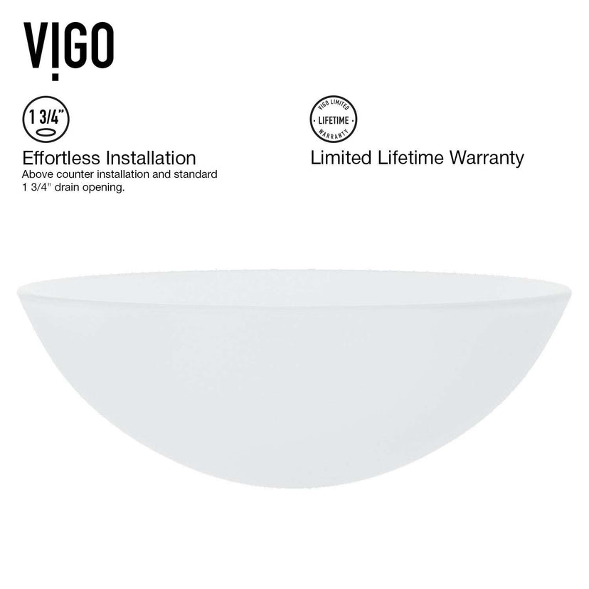 Giovanni Round Glass Vessel Sink