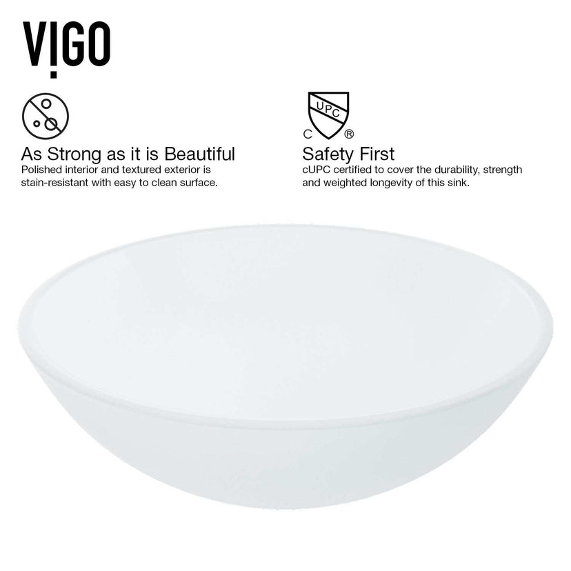 Giovanni Round Glass Vessel Sink
