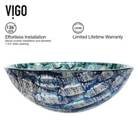 Giovanni Round Glass Vessel Sink