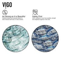 Giovanni Round Glass Vessel Sink