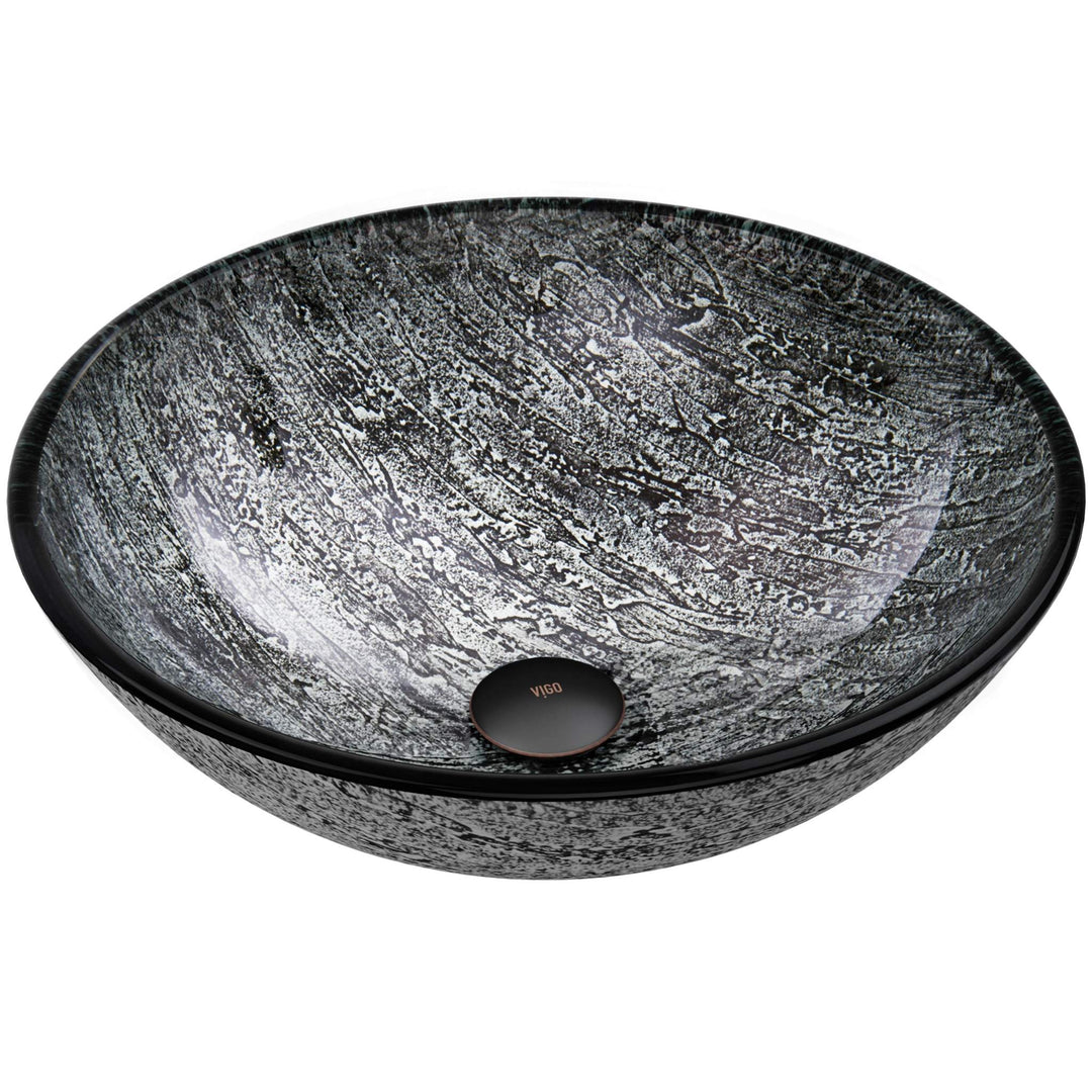 Giovanni Round Glass Vessel Sink