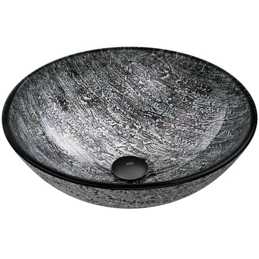 Giovanni Round Glass Vessel Sink