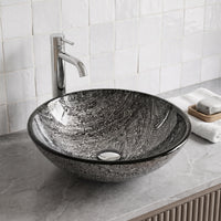 Giovanni Round Glass Vessel Sink