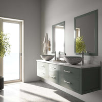 Giovanni Round Glass Vessel Sink