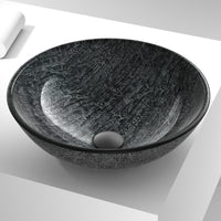 Giovanni Round Glass Vessel Sink