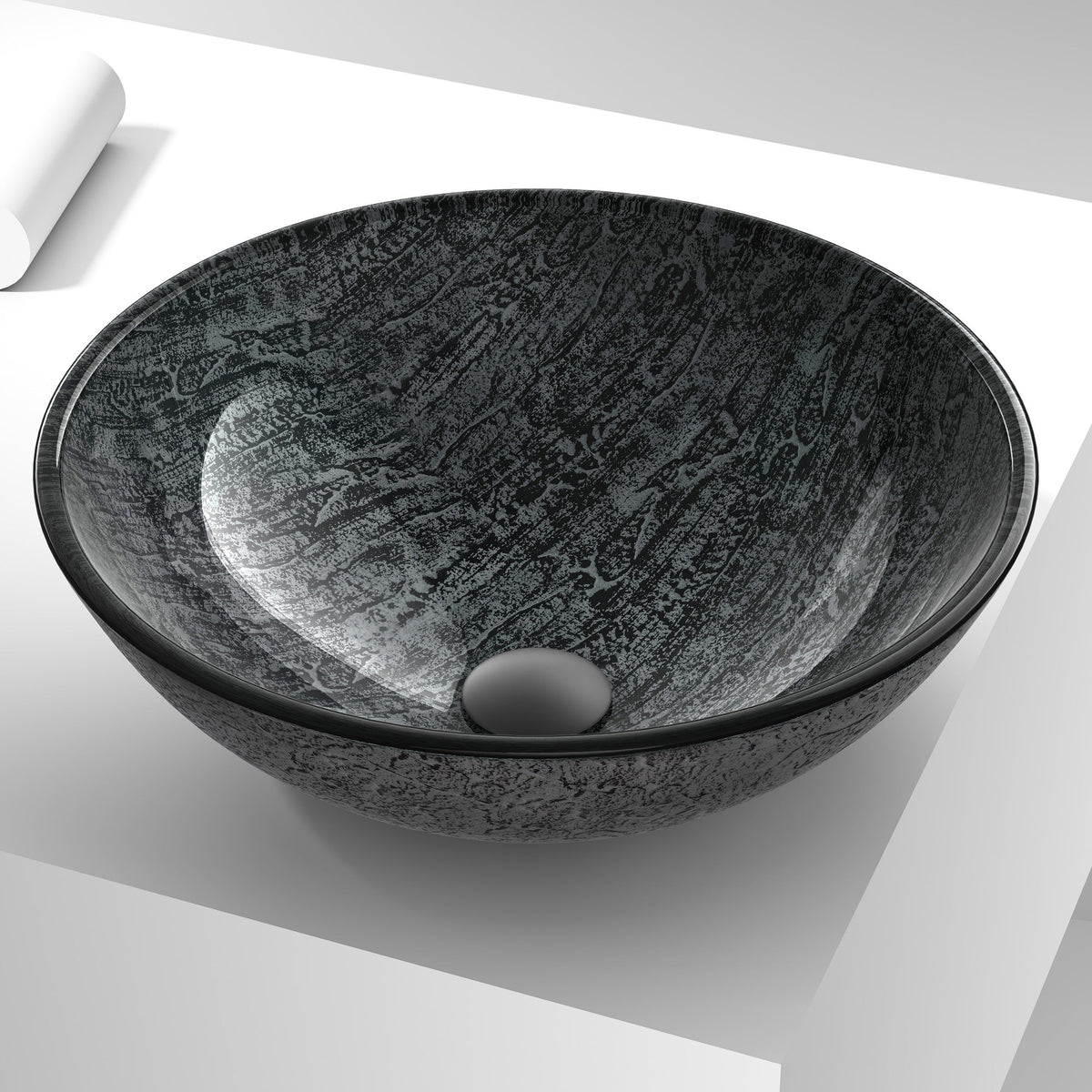 Giovanni Round Glass Vessel Sink