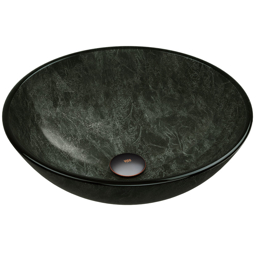 Giovanni Round Glass Vessel Sink