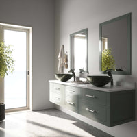 Giovanni Round Glass Vessel Sink