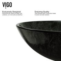 Giovanni Round Glass Vessel Sink