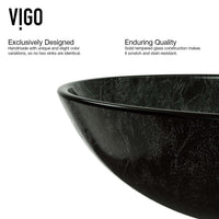 Giovanni Round Glass Vessel Sink