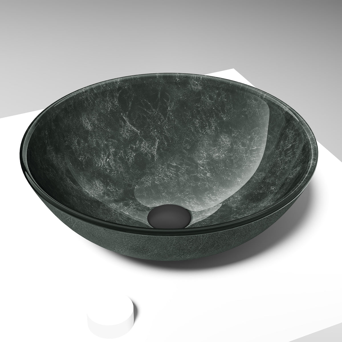 Giovanni Round Glass Vessel Sink