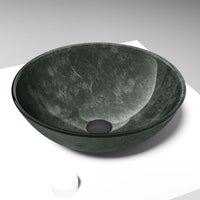 Giovanni Round Glass Vessel Sink