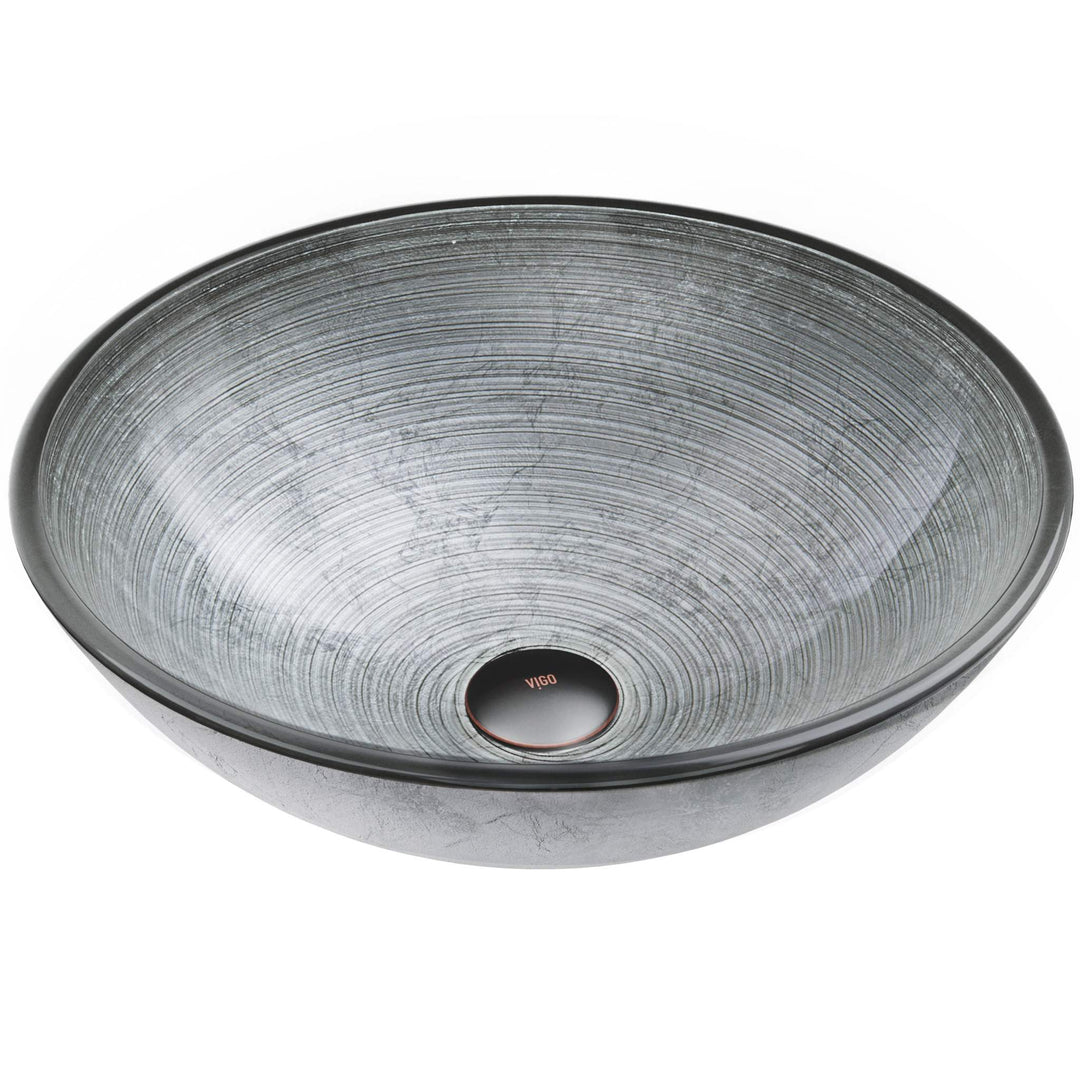 Giovanni Round Glass Vessel Sink