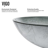 Giovanni Round Glass Vessel Sink