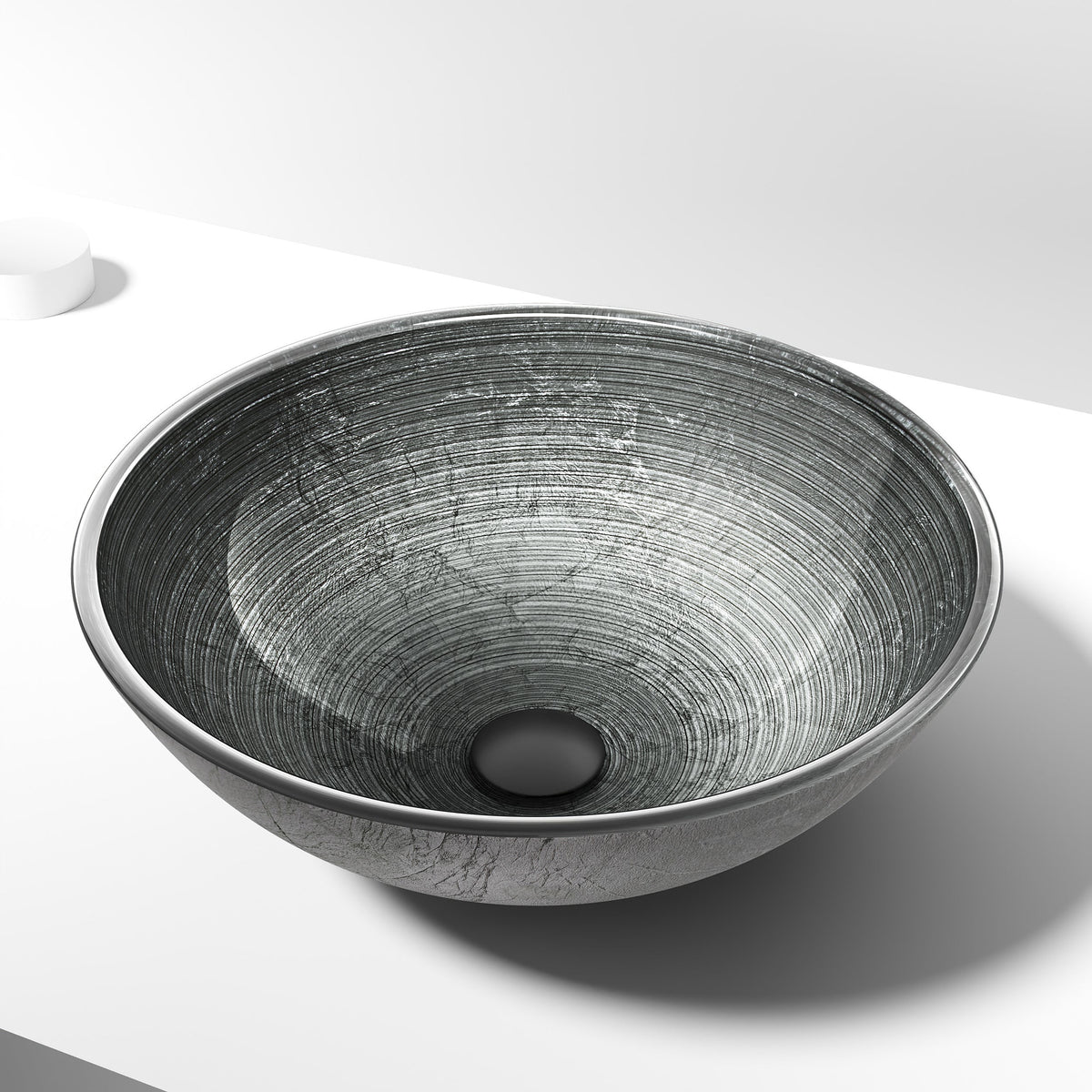 Giovanni Round Glass Vessel Sink