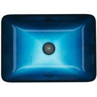 Sottile Rectangular Glass Vessel Sink