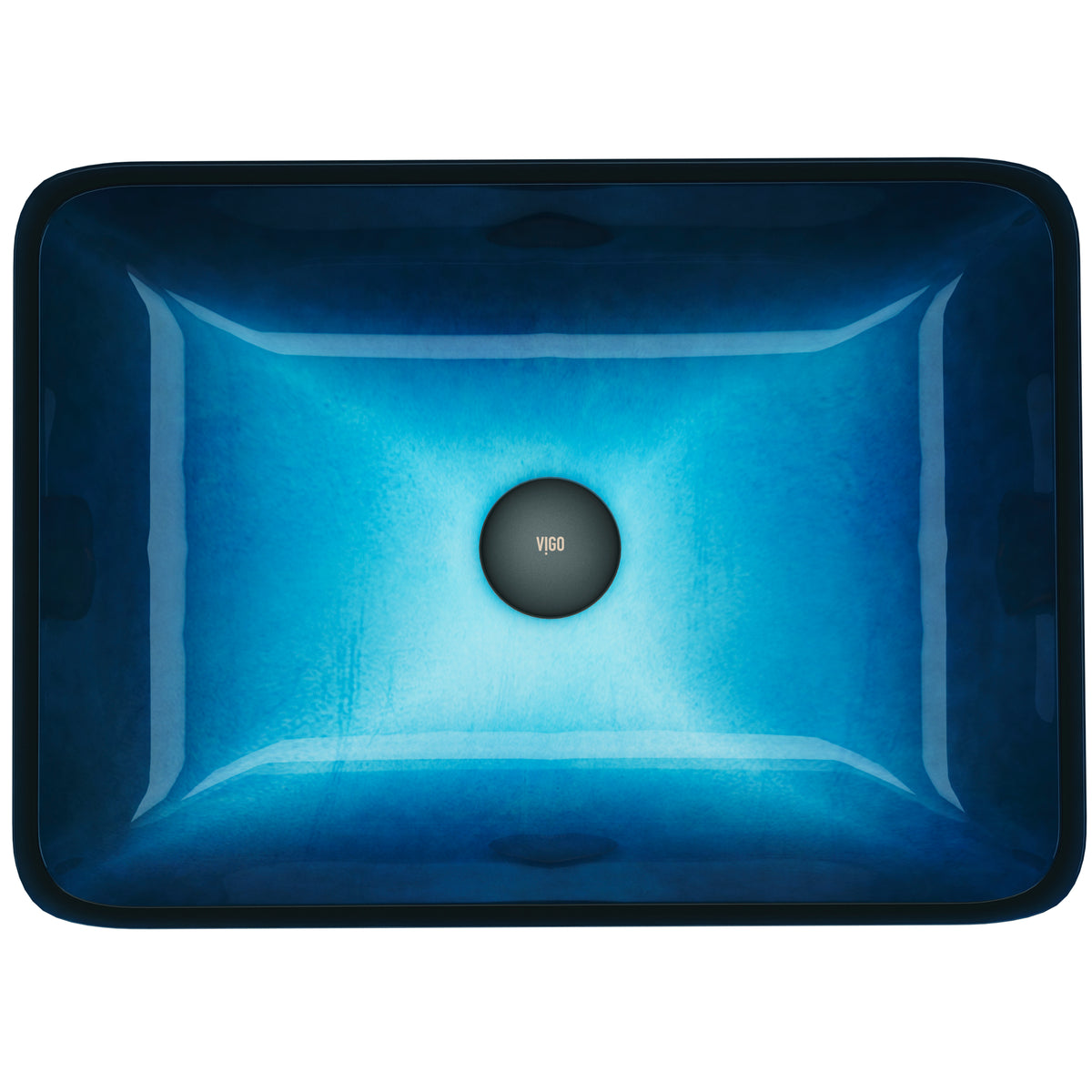 Sottile Rectangular Glass Vessel Sink