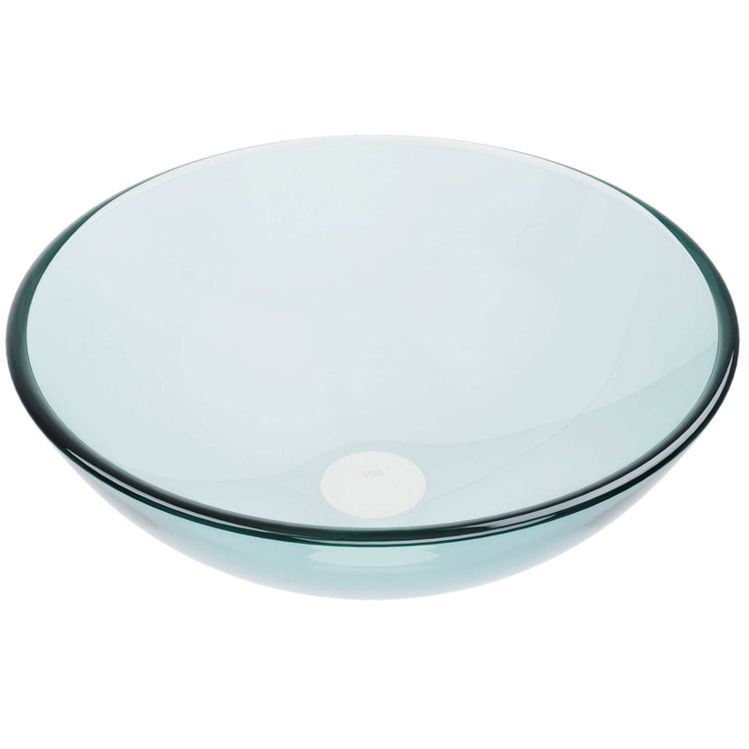 Giovanni Round Glass Vessel Sink