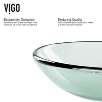 Giovanni Round Glass Vessel Sink