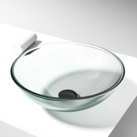 Giovanni Round Glass Vessel Sink