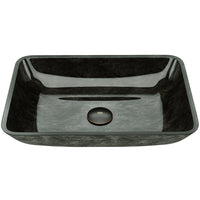 Sottile Rectangular Glass Vessel Sink