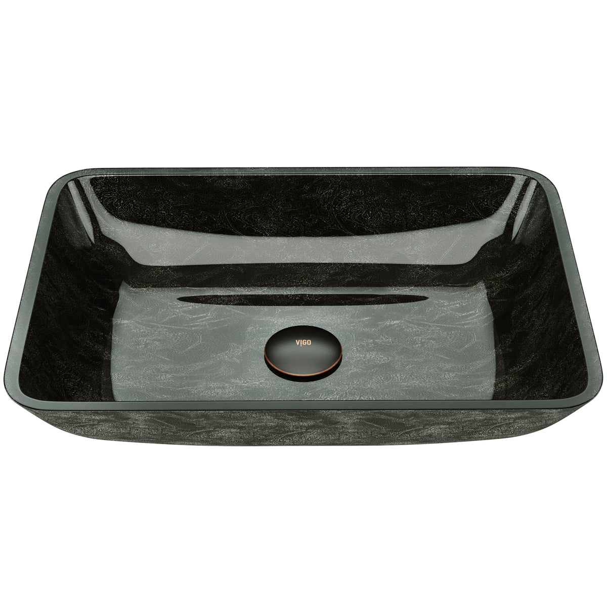 Sottile Rectangular Glass Vessel Sink