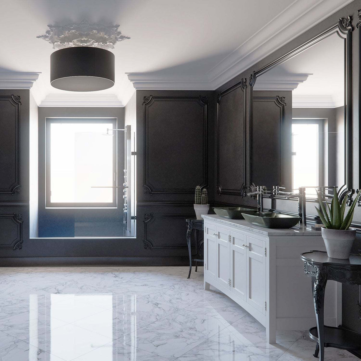 Fade-resistant gray onyx glass vessel sink with scratch-resistant surface