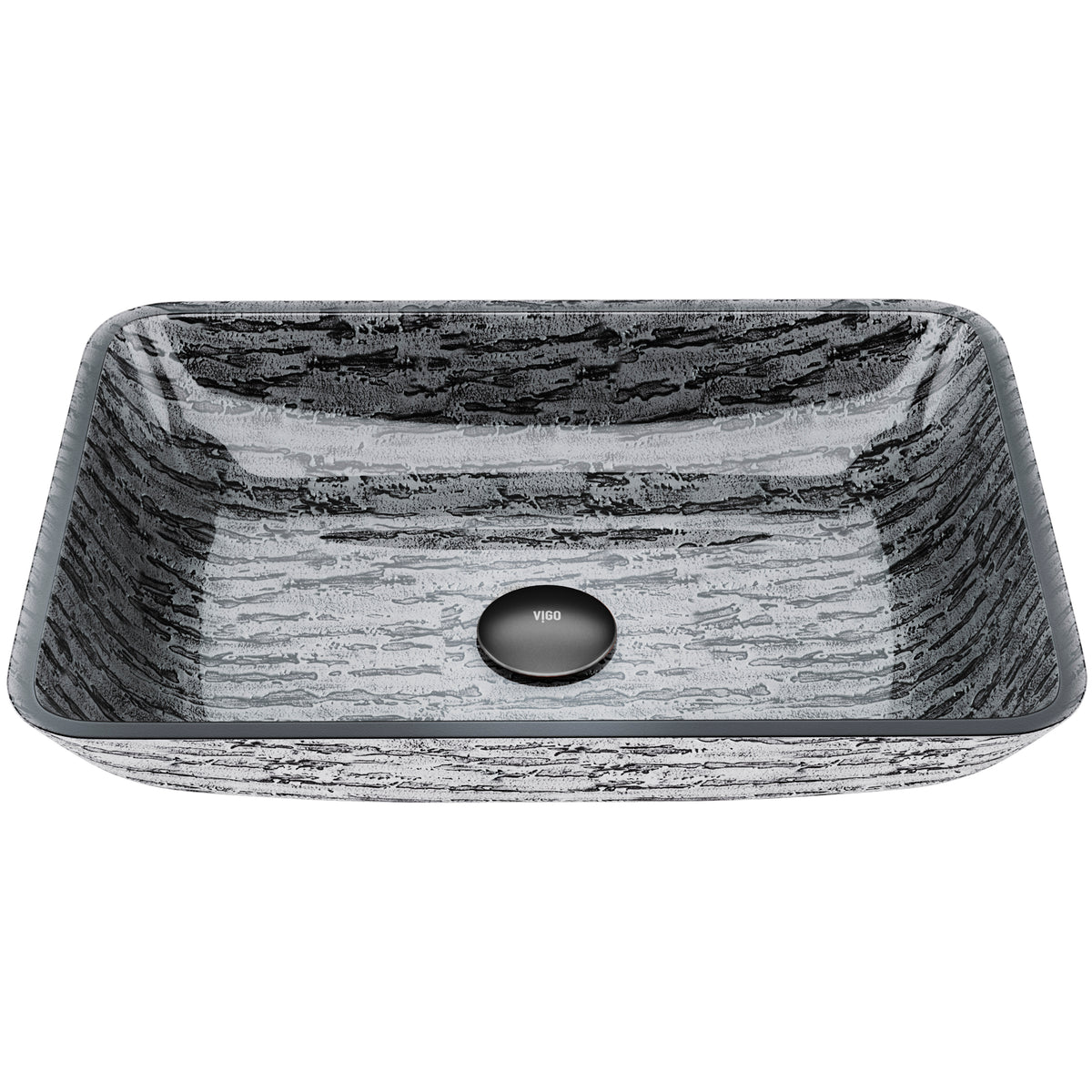 Sottile Rectangular Glass Vessel Sink