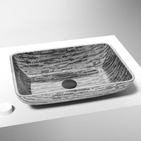 Sottile Rectangular Glass Vessel Sink