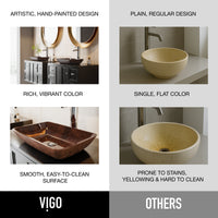 Sottile Rectangular Glass Vessel Sink