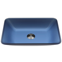 Sottile Rectangular Glass Vessel Sink