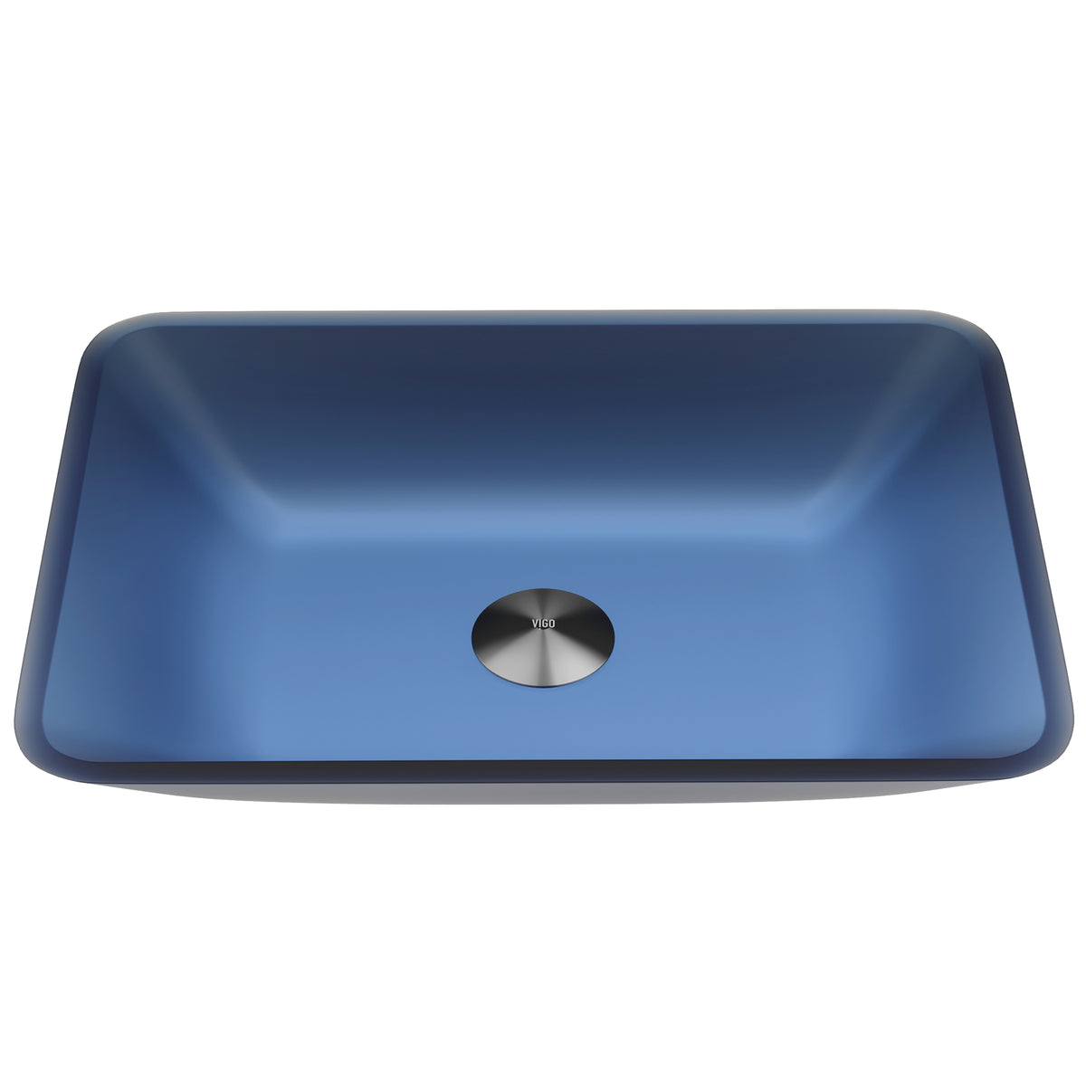 Sottile Rectangular Glass Vessel Sink