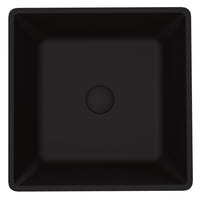Matte Shell Square Vessel Bathroom Sink