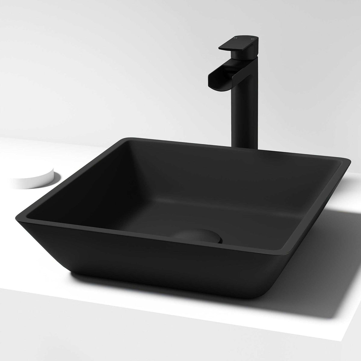 Noma MatteShell™ Square Glass Vessel Sink