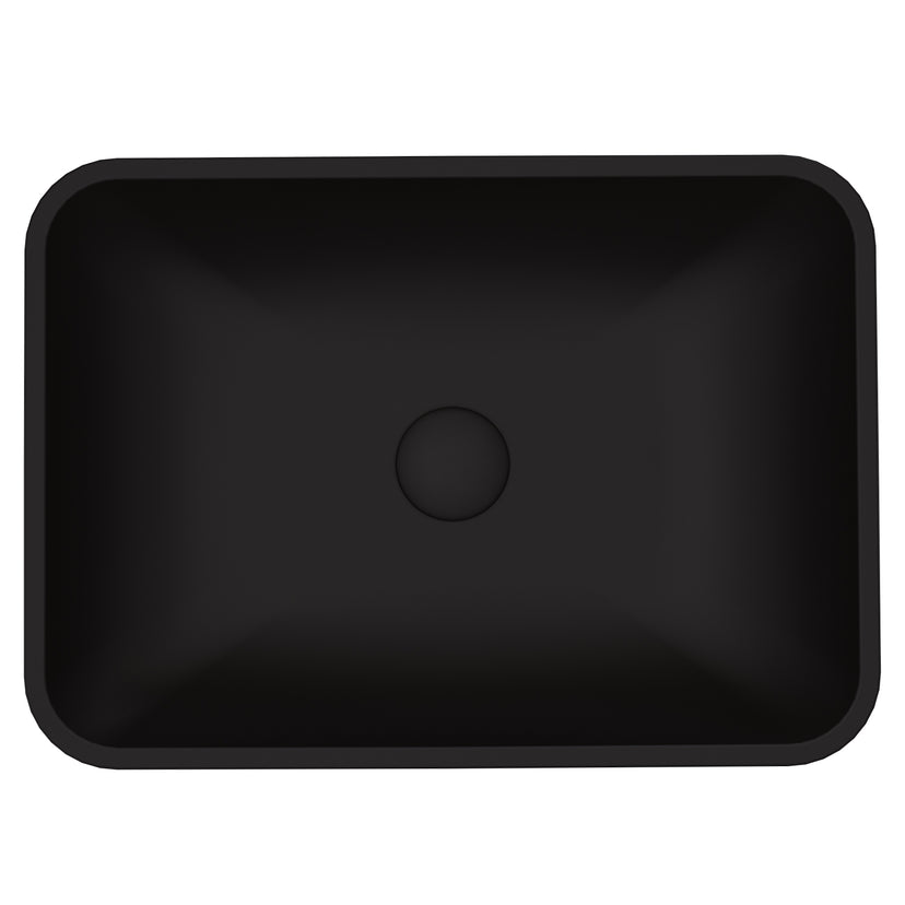 Sottile Rectangular Glass Vessel Sink