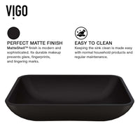 Certified black glass sink for commercial and residential use