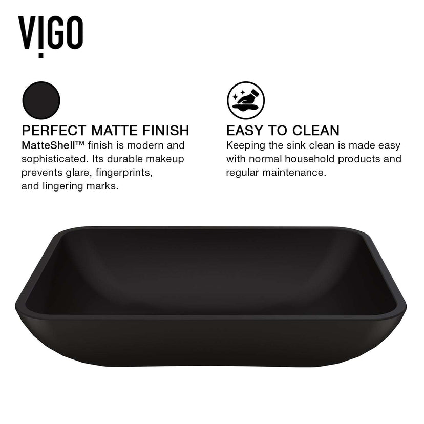 Certified black glass sink for commercial and residential use