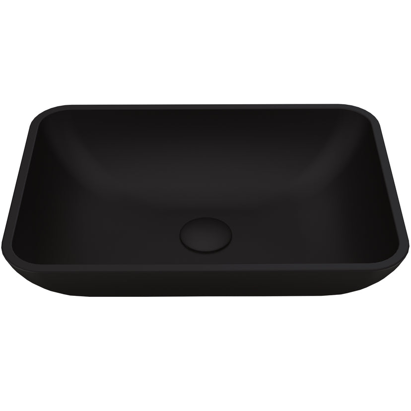 Sottile Rectangular Glass Vessel Sink