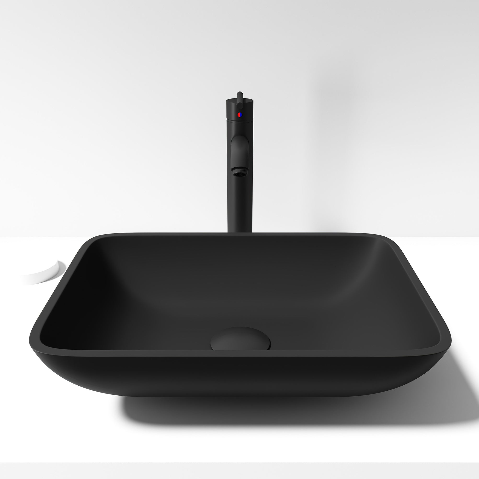 Sottile Rectangular Glass Vessel Sink