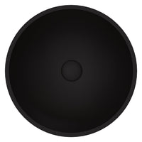 Commercial-approved glass vessel sink with modern minimalist style