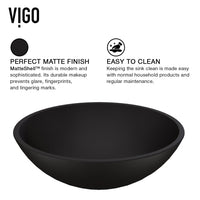 Fade-resistant handmade glass vessel sink with contemporary design