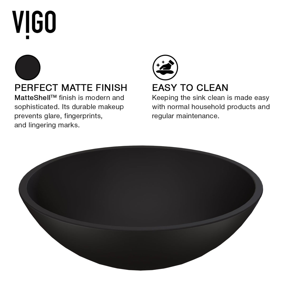 Fade-resistant handmade glass vessel sink with contemporary design